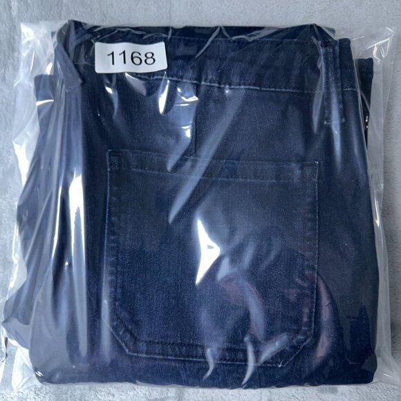 Time and Tru Cargo Flare Jeans TT35100139267D Medium Wash Women's Blue Size 10 - Picture 10 of 10